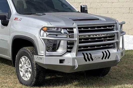 Throttle Down Kustoms BGRILCH Chevy Silverado 2500HD/3500HD 2001-2025 Front Bumper with Grille Guard