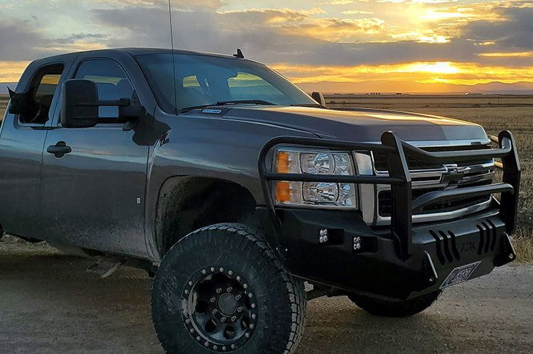 Throttle Down Kustoms BGRMACH Chevy Silverado 2500HD/3500HD 2001-2025 Front Bumper Mayhem Guard