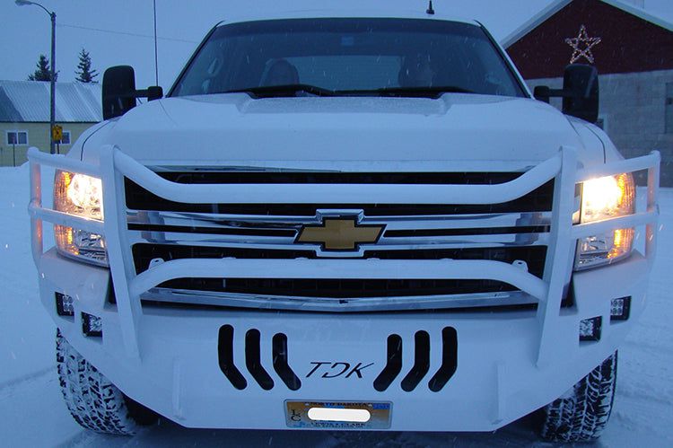 Throttle Down Kustoms BGRMACH Chevy Silverado 2500HD/3500HD 2001-2025 Front Bumper Mayhem Guard