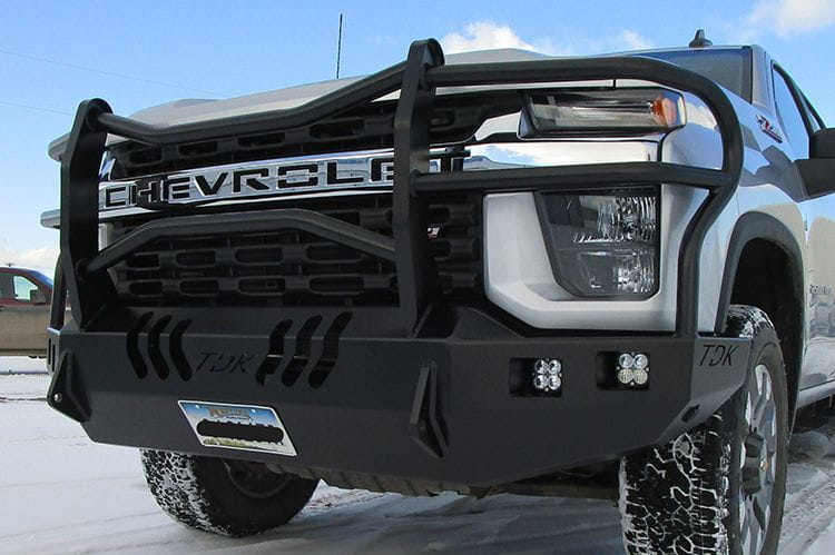 Throttle Down Kustoms BGRMACH Chevy Silverado 2500HD/3500HD 2001-2025 Front Bumper Mayhem Guard