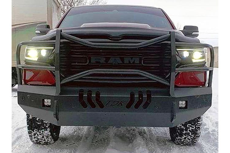 Throttle Down Kustoms BGRMAD Dodge Ram 2500/3500 1994-2024 Front Bumper Mayhem Guard