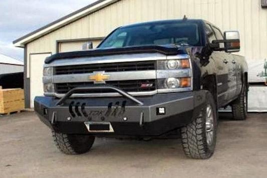 Throttle Down Kustoms BPUSHCH Chevy Silverado 2500HD/3500HD 2001-2025 Front Bumper with Push Bar