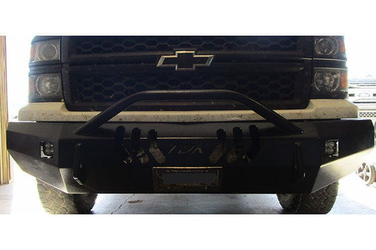 Throttle Down Kustoms BPUSHCH Chevy Silverado 2500HD/3500HD 2001-2025 Front Bumper with Push Bar