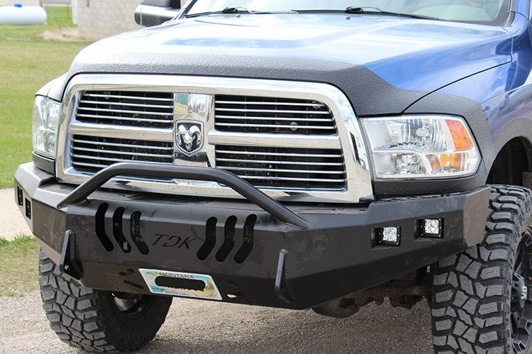 Throttle Down Kustoms BPUSHD Dodge Ram 2500/3500 1994-2024 Front Bumper Push Bar