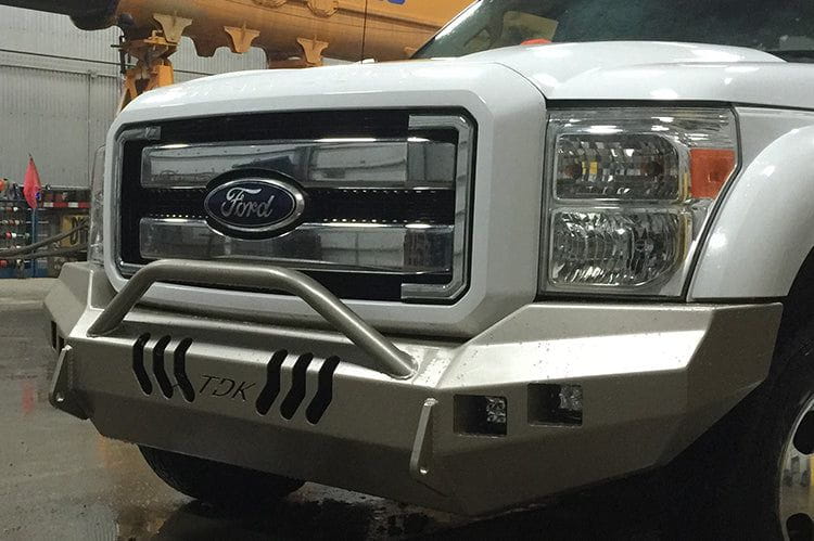 Throttle Down Kustoms BPUSHF Ford F250/F350 Superduty 1992-2025 Front Bumper Push Bar