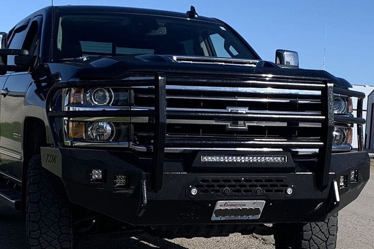 Throttle Down Kustoms CBUCH Chevy Silverado 2500HD/3500HD 2001-2025 Cyclone Front Bumper