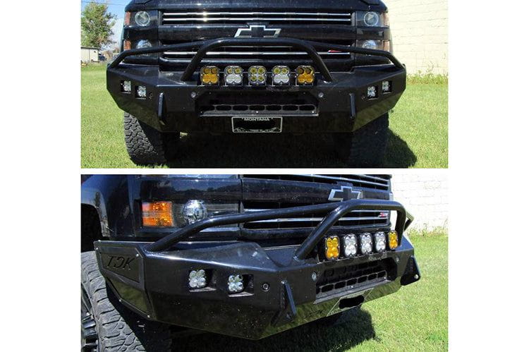 Throttle Down Kustoms HBUCH Chevy Silverado 2500HD/3500HD 2001-2025 Hurricane Front Bumper