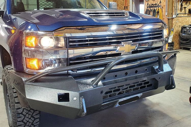 Throttle Down Kustoms HBUCH Chevy Silverado 2500HD/3500HD 2001-2025 Hurricane Front Bumper