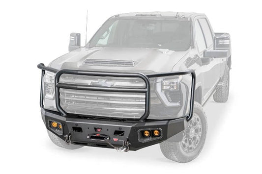 Warn 110913 Chevy Silverado 2500/3500 HD 2024-2025 Ascent HD Front Bumper Full Grille Guard