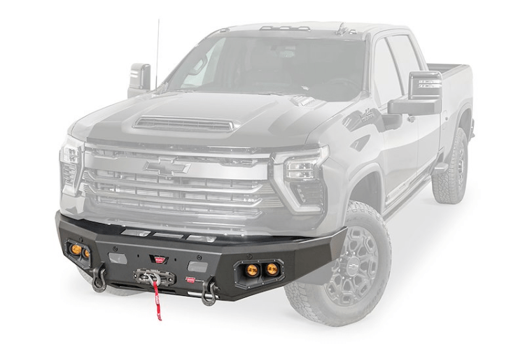 Warn 110912 Chevy Silverado 2500/3500 HD 2024-2025 Ascent HD Front Bumper No Grille Guard