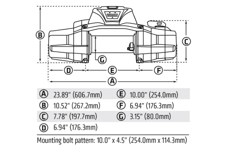 Warn 110012 Zeon XD 12-S Truck Winch 12K