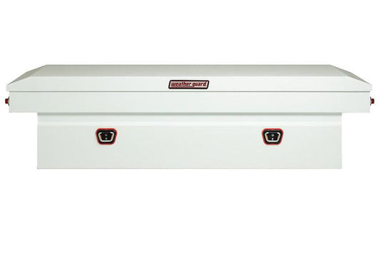 Weather Guard 116-3-04 Dodge Ram 2500/3500 2018-2023 Saddle Box Steel Full Extra Wide White
