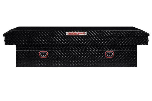 Weather Guard 117-5-04 Dodge Ram 2500/3500 2018-2023 Saddle Box Aluminum Full Extra Wide Gloss Black