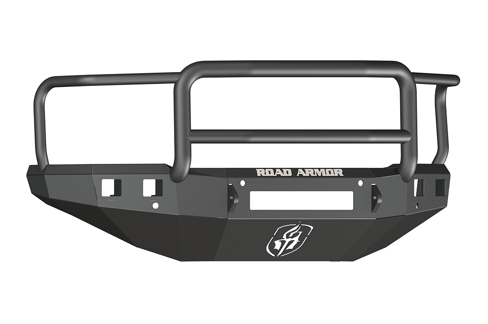 Road Armor 315R5B-NW 2015-2017 Chevy Silverado 2500/3500 Front Bumper, Non-Winch, Square Light Port, Lonestar Guard, Black