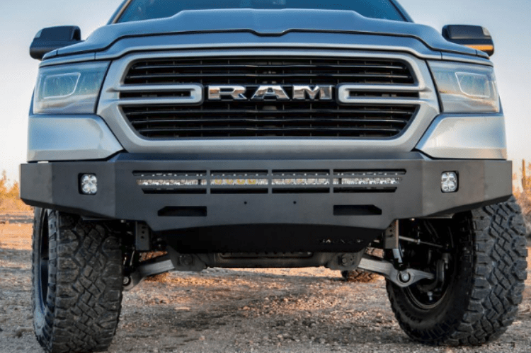 ICI Aluminum Dodge Ram 1500 2019-2024 Alumilite Front Bumper Non-Winch AL-FBM39DGN