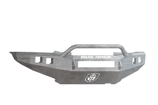 Road Armor 905R4Z-NW 2012-2015 Toyota Tacoma Front Bumper, Raw, Pre-Runner Style, Stealth Series, Square Fog Light Hole, Non-Winch