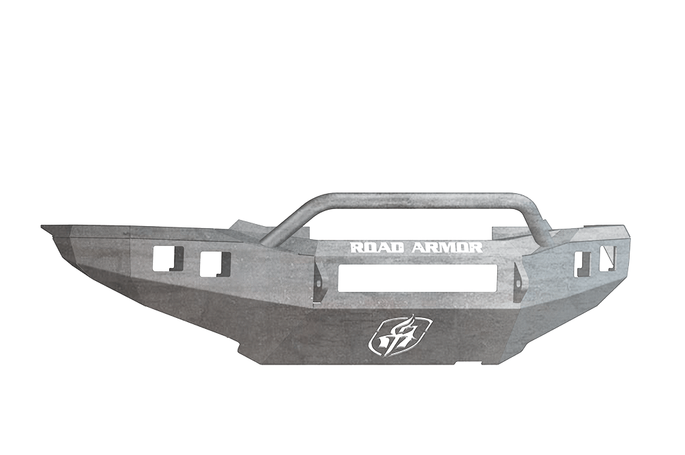 Road Armor 905R4Z-NW 2012-2015 Toyota Tacoma Front Bumper, Raw, Pre-Runner Style, Stealth Series, Square Fog Light Hole, Non-Winch