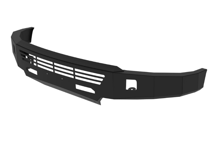 ICI Aluminum Dodge Ram 1500 2019-2024 Alumilite Front Bumper Non-Winch AL-FBM39DGN