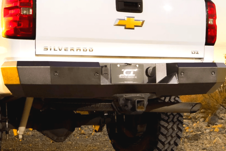 ICI Aluminum Chevy Silverado 1500 2014-2018 Rear Bumper AL-RBM95CHN