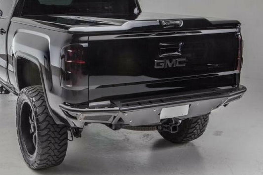 N-Fab C14RBS-H Rear Bumper GMC Sierra 1500 2010-2018 with Skid Plate Gloss Black RBS