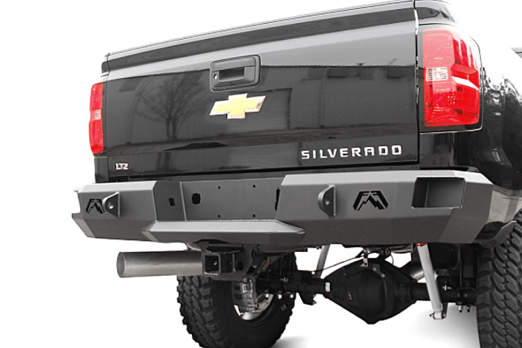 Fab Fours CH99-W1250-1 Chevy Silverado 2500/3500 1999-2007 Premium Rear Bumper Without Sensor