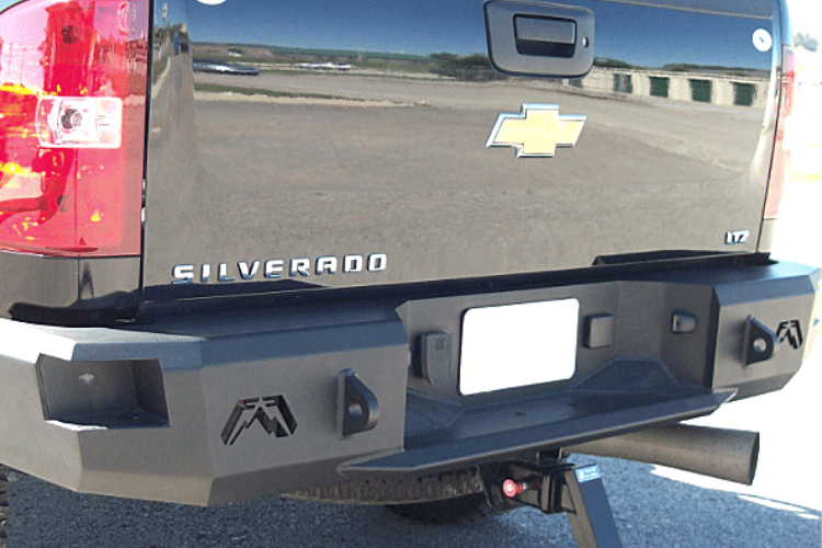 Fab Fours CH99-W1250-1 Chevy Silverado 2500/3500 1999-2007 Premium Rear Bumper Without Sensor