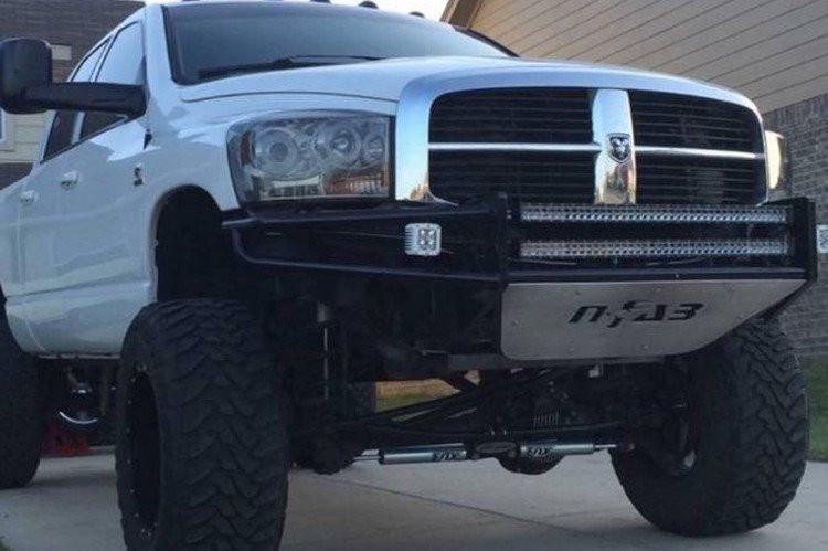 N-Fab D062LRSP-TX Front Bumper Dodge Ram 2500/3500 2004-2009 Pre-Runner Textured Black RSP