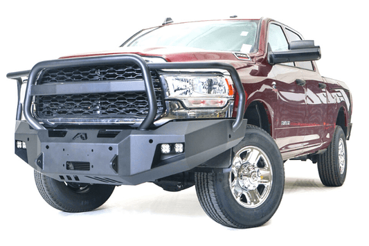 Fab Fours DR19-A4450-1 Dodge Ram 2500/3500 2019-2024 New Premium Front Bumper Winch Ready Full Guard