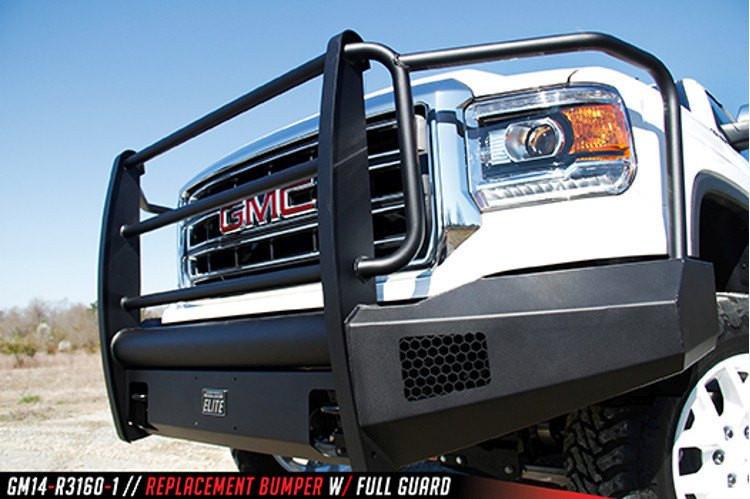 Fab Fours GM07-K2160-1 Black Steel Front Ranch Bumper