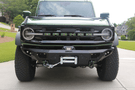 Bodyguard LAF21MYT Ford Bronco 2021-2024 Base Front Bumper Winch Ready Sensor Textured Black Powdercoat