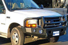 TrailReady 12300G Ford F450/F550 Superduty 1998-2000 Extreme Duty Front Bumper Winch Ready with Full Guard - BumperOnly