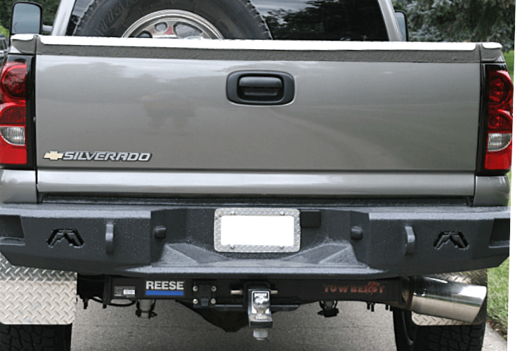 Fab Fours CH99-W1250-1 Chevy Silverado 2500/3500 1999-2007 Premium Rear Bumper Without Sensor