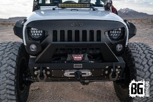 Bodyguard RXFBJ079X RX Jeep Wrangler JK Front Bumper 2007-2018