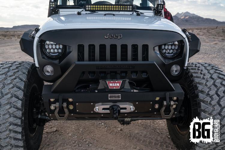 Bodyguard RXFBJ079X RX Jeep Wrangler JK Front Bumper 2007-2018