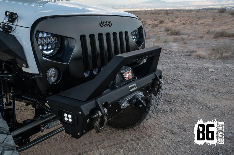 Bodyguard RXFWJ079J RX Jeep Wrangler JK Front Bumper 2007-2018