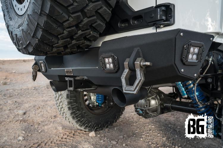 Bodyguard RXRWJ079X RX Jeep Wrangler JK Rear Bumper 2007-2018