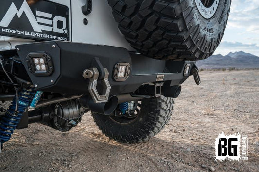 Bodyguard RXRBJ079X RX Jeep Wrangler JK Rear Bumper 2007-2018