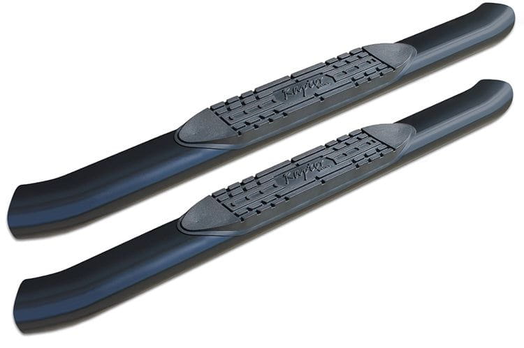 Raptor 1603-0180B 1999-2016 Ford F250/F350 Super Duty 5" Curved OE Style Black E-Coated Oval Nerf Bars