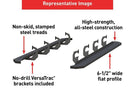 Aries 2055524 1999-2007 Ford F250/F350/F450 Super Duty RidgeStep 6 1/2" X 91" Steel Running Boards