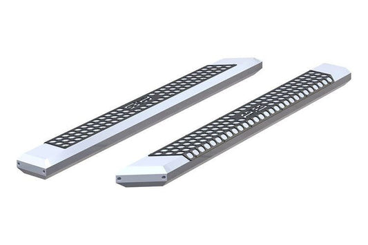 Aries 2055875 1999-2023 Ford F250/F350/F450 Super Duty AdvantEDGE 5 1/2" X 75" Chrome Aluminum Side Bar Running Boards