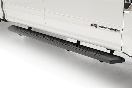 Aries 2556048 2008-2016 Ford F250/F350/F450 Super Duty AdvantEDGE 5 1/2" X 91" Black Aluminum Side Bar Running Boards