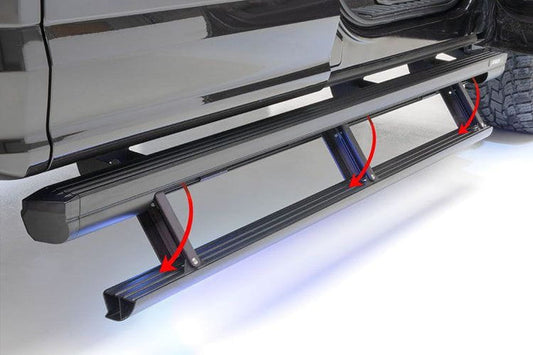 Aries 3048321 2017-2023 Ford F250/F350/F450 Super Duty ActionTrac 87.6" Powered Running Boards