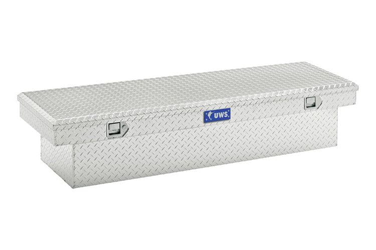 UWS TBS-72 Ford F250/F350/F450 Super Duty 1999-2022 Bright Aluminum 72" Crossover Truck Tool Box