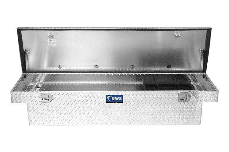 UWS TBS-72 Ford F250/F350/F450 Super Duty 1999-2022 Bright Aluminum 72" Crossover Truck Tool Box