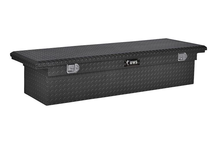 UWS TBS-72-LP-MB Ford F250/F350/F450 Super Duty 1999-2022 Matte Black Aluminum 72" Truck Tool Box With Low Profile